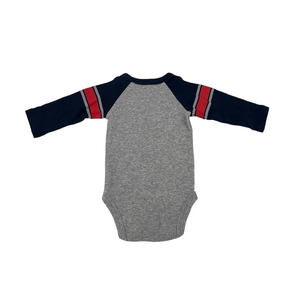 Carter’s Gray Blue “Property Of Mommy” Long Sleeve Onesie Size 3 Months